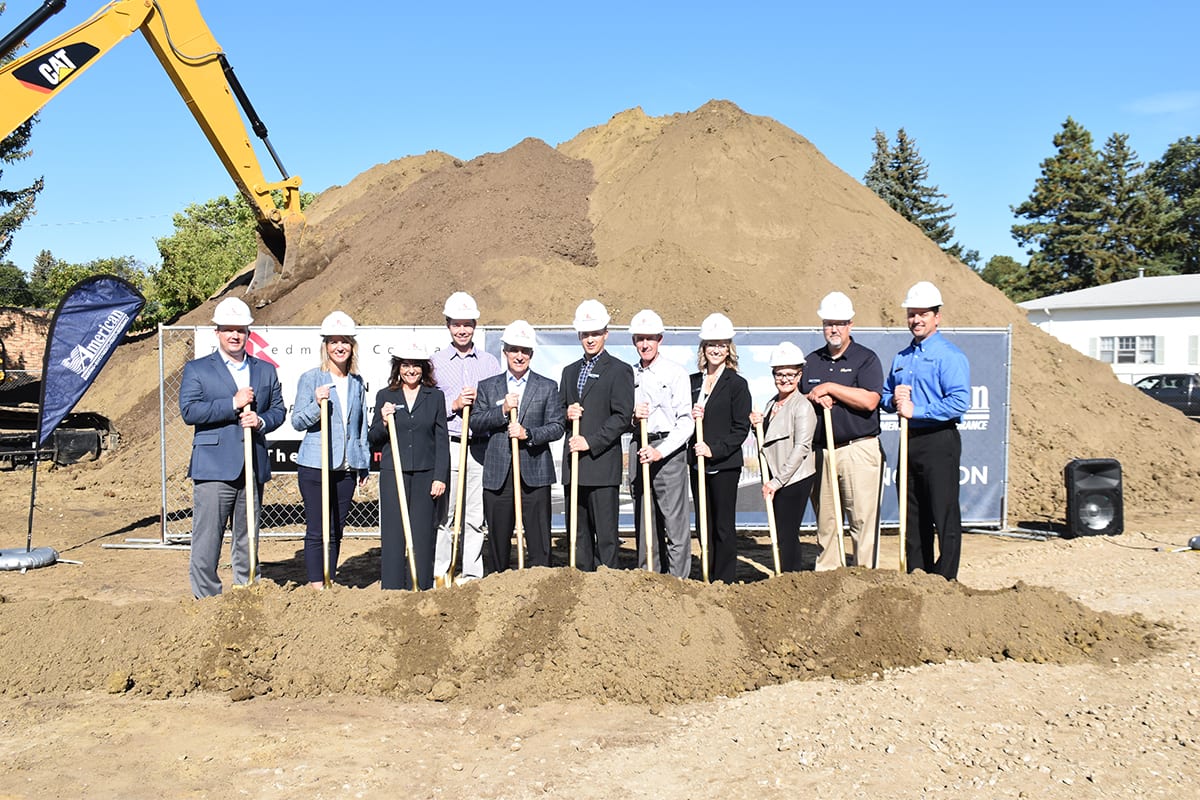 Am Bank Center Dickinson groundbreaking