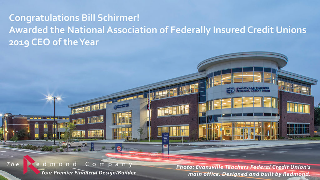 Congratulations Bill Schirmer of Evansville Teachers FCU The Redmond