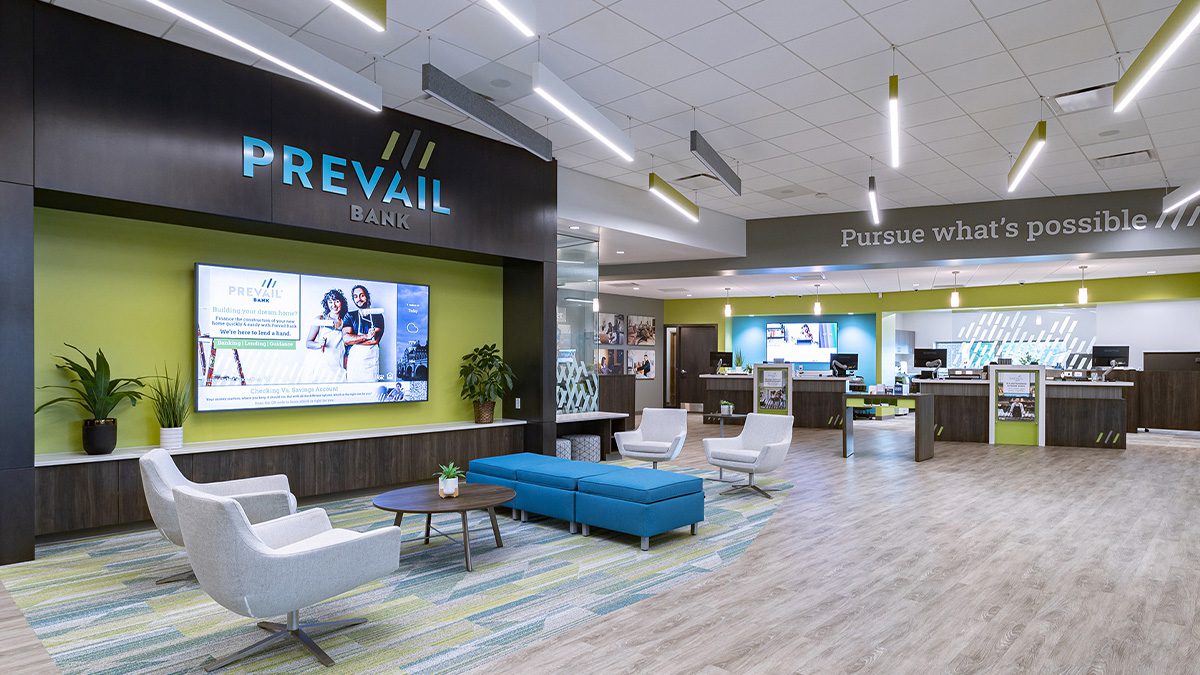 Prevail Bank Medford WI Lobby