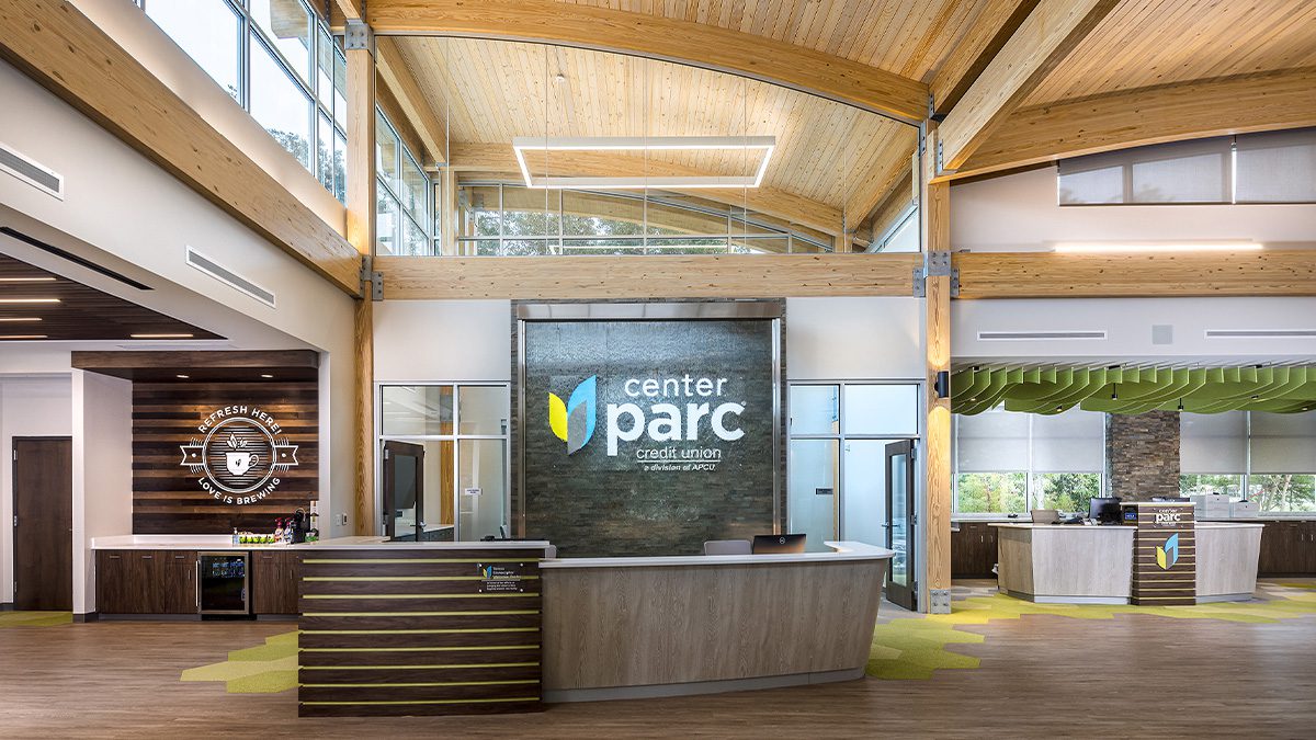Center Parc Credit Union Savannah GA Lobby