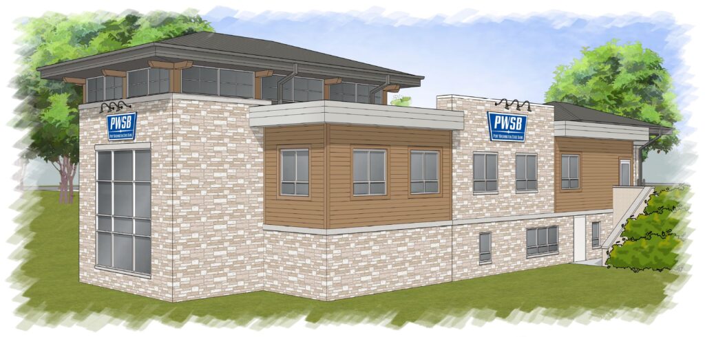 Port Washington State Bank Rendering for Fredonia WI