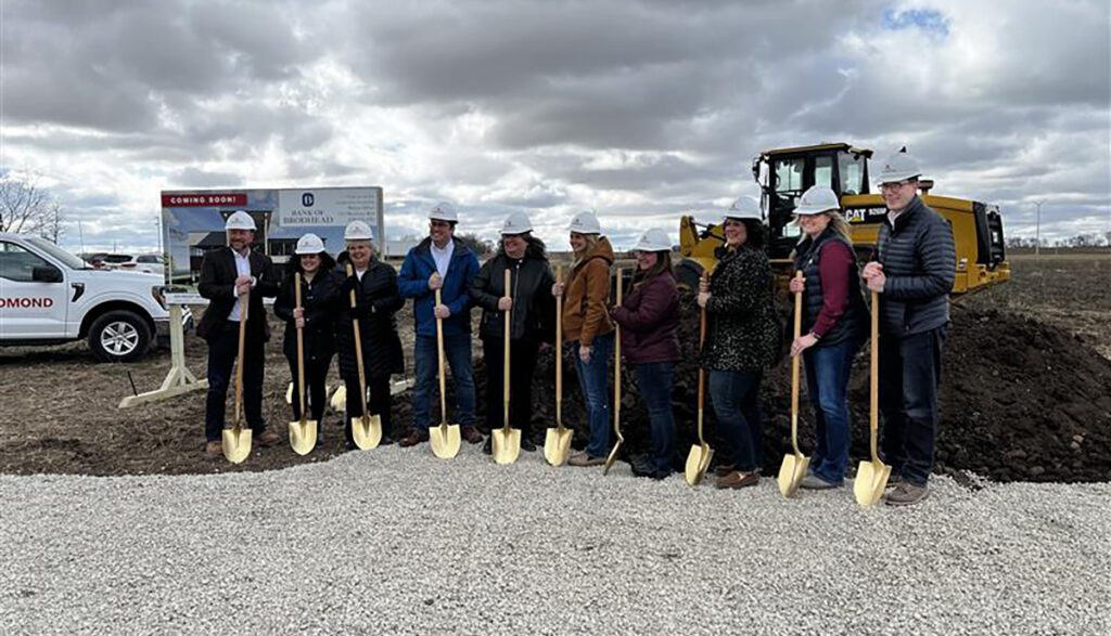 Bank of Brodhead Milton Groundbreaking