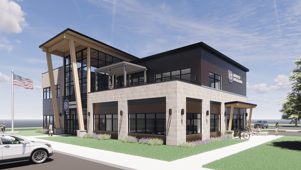 Bank of Brodhead Milton rendering